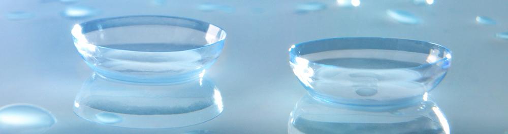 Contact lenses and their reflection