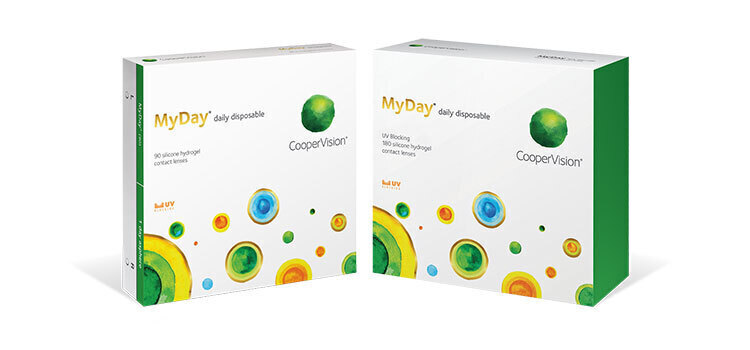 MyDay® daily disposable contact lens box