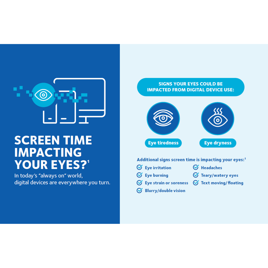 Digital Eye Strain Postcard Version 1