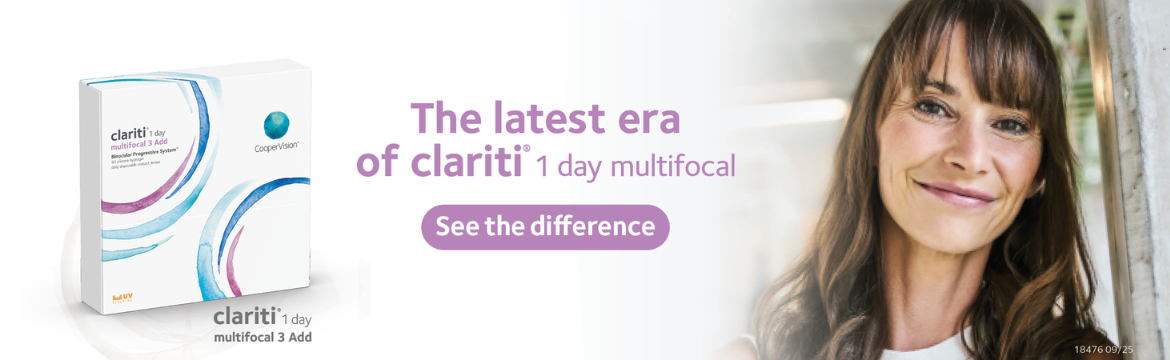 The latest era of clariti 1 day multifocal. See the difference