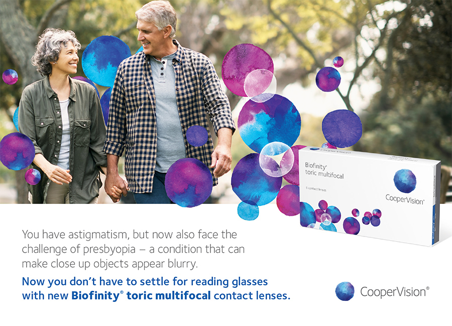 Biofinity Material Biofinity® toric multifocal Marketing Materials | CooperVision Practitioner
