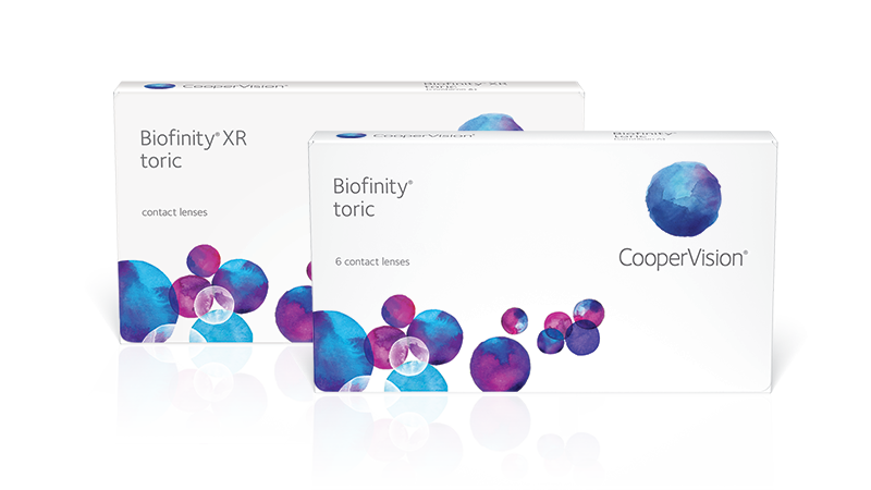 Biofinity® toric &amp; Biofinity® XR toric