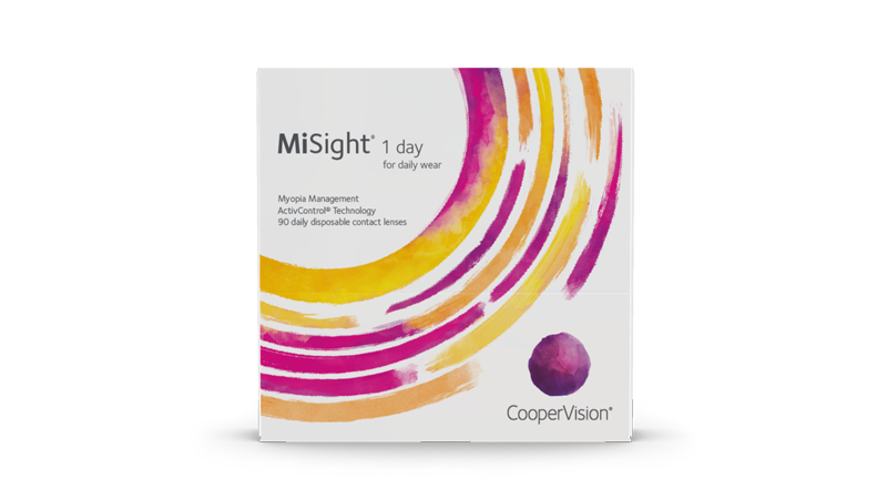 MiSight 1 day contact lenses