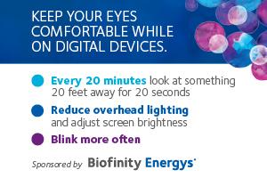 Keep your eyes comfortable while on digital devices