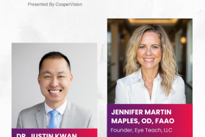 Headshots of Dr. Justin Kwan and Dr. Jennifer Martin Maples
