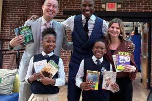 CooperVision recently donated 900 plus books from its elementary school inspired trade show booth to The Ron Clark Academy in Atlanta.