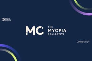 Logo of the Myopia Collective, a partnership between CooperVision and the American Optometric Association