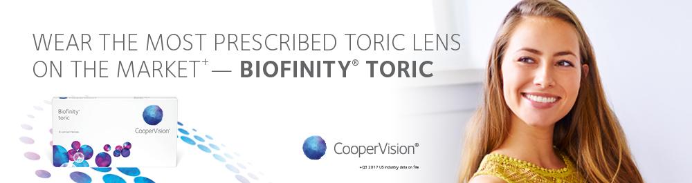 Biofinity Toric Contact Lenses For Astigmatism CooperVision Biofinity Toric Contact Lenses For Astigmatism CooperVision