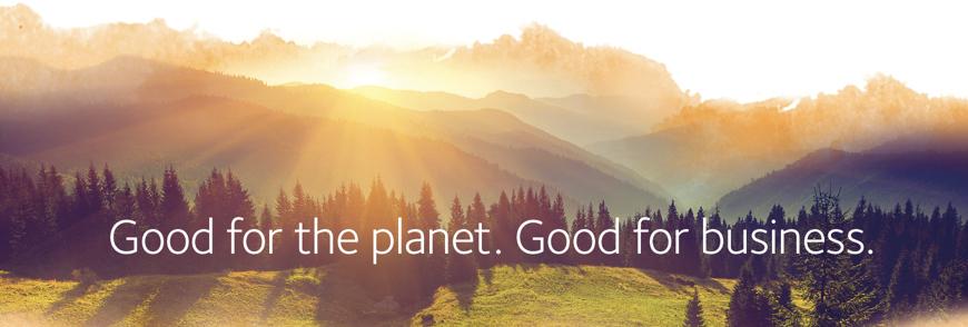 CooperVision sustainability. Good for the Planet. Good for Business.