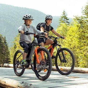 kids biking outdoor