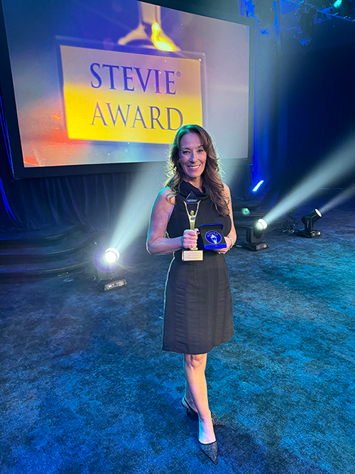 Michele Andrews Honored as Gold &amp;amp; Silver Stevie® Award Winner