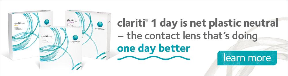 clariti 1 day is net plastic neutral 