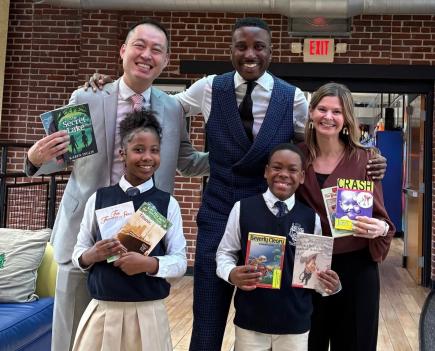 CooperVision recently donated 900 plus books from its elementary school inspired trade show booth to The Ron Clark Academy in Atlanta.