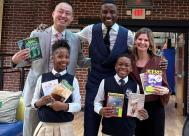 CooperVision recently donated 900 plus books from its elementary school inspired trade show booth to The Ron Clark Academy in Atlanta.