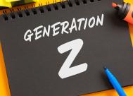 Picture of a chalkboard with the words Gen Z written on it