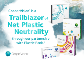 CooperVision is a trailblazer of net plastic neutrality.